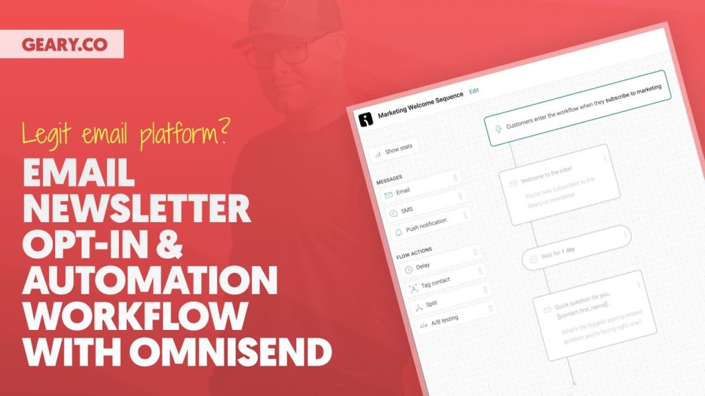 Email Newsletter Opt-In & Automation Workflow in Omnisend: Legit Email Marketing Platform?