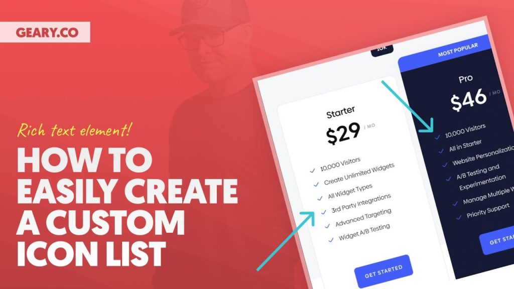 How to Easily Create a Custom Icon List in a Page Builder w/ Rich Text